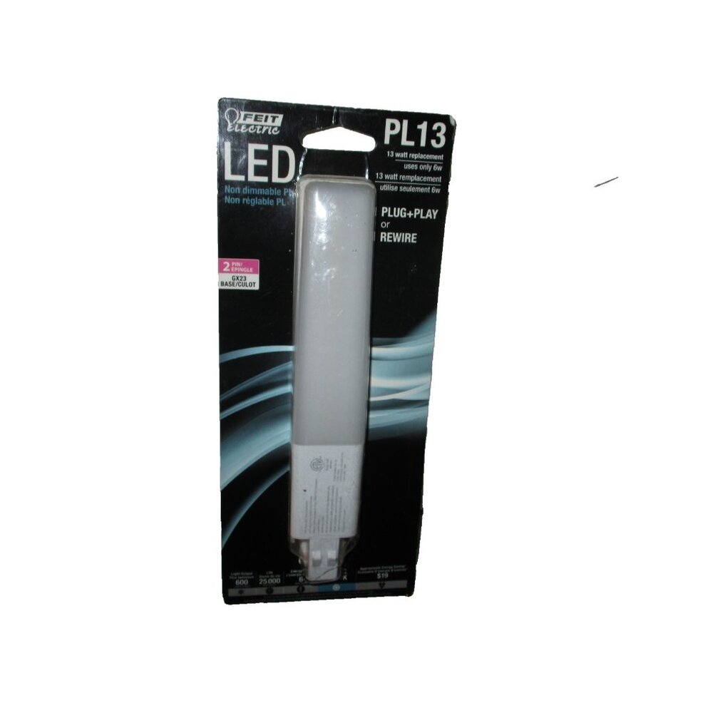 FEIT Electric LED PL13 13 Watt Replacement Plug Play Rewire Cool White 2 Pin